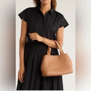 NWT Mundi *Cognac* Flora Top-Handle Cloud Bag